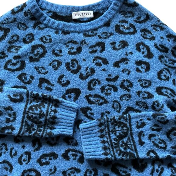 Altuzarra blue animal print sweater - Picture 2 of 6